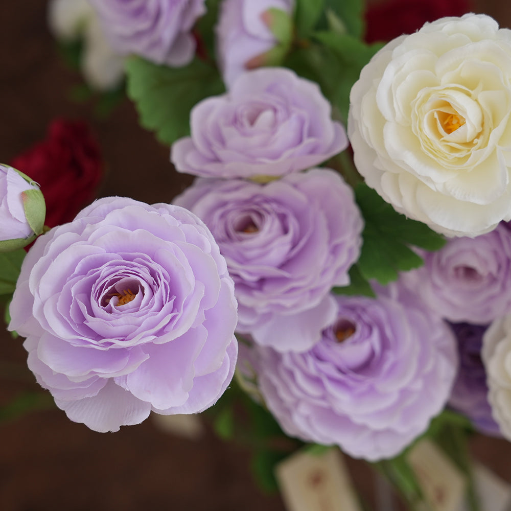 Romantic Artificial Rose  Long Life Artificial Flower Wedding Flower Decoration For Restaurant Hotel Cafe Wedding Event