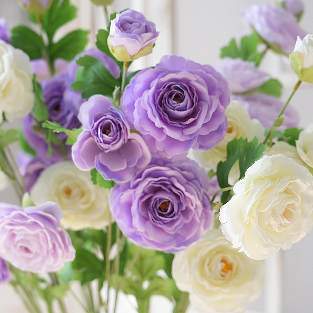 Romantic Artificial Rose  Long Life Artificial Flower Wedding Flower Decoration For Restaurant Hotel Cafe Wedding Event