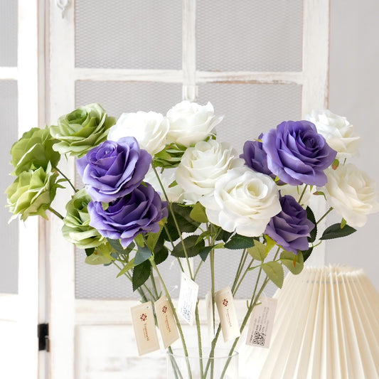 Wholesale Artificial Rose Flower Diamond Rose Artificial Rose Decorative Artificial Flowers for Valentine's Gift Home Wedding Decor