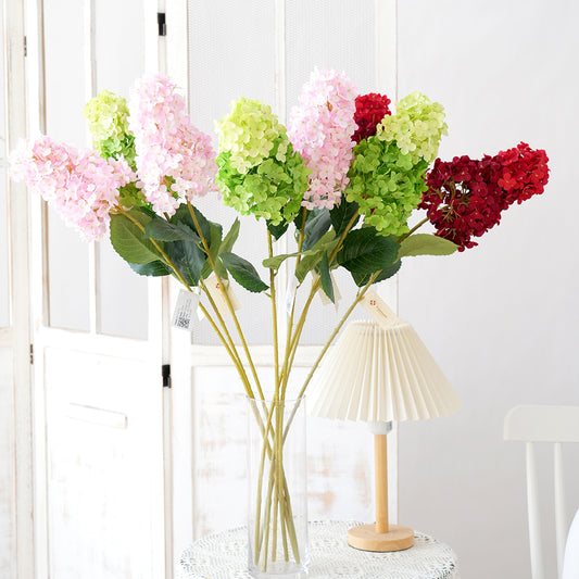 2025 Hydrangea Artificial Flower Beautiful Color Hydrangea Silk Flowers Arrangement for Wedding Celebration Home Event Party
