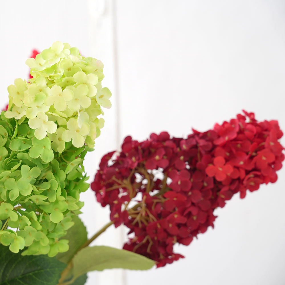 2025 Hydrangea Artificial Flower Beautiful Color Hydrangea Silk Flowers Arrangement for Wedding Celebration Home Event Party