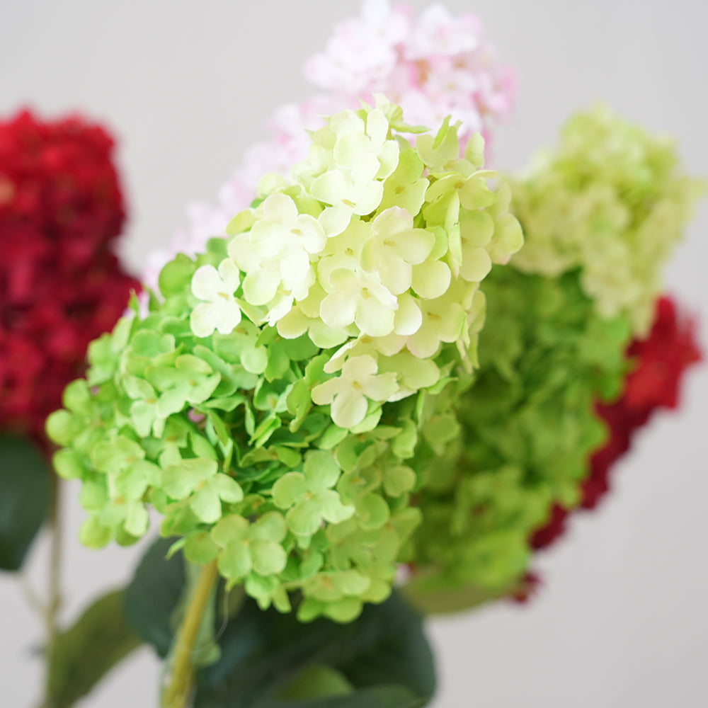 2025 Hydrangea Artificial Flower Beautiful Color Hydrangea Silk Flowers Arrangement for Wedding Celebration Home Event Party