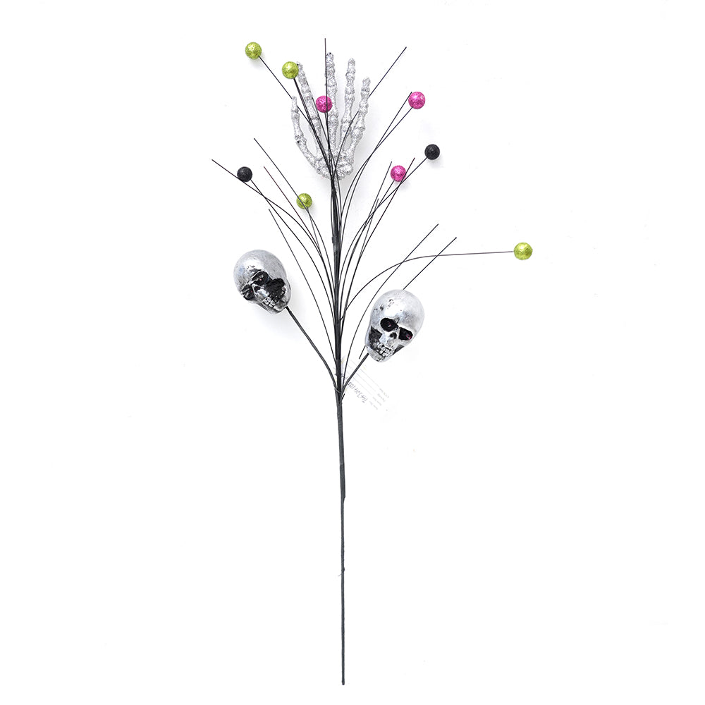 Halloween Decor Ornaments Dead Branch Halloween Skeleton Black Artificial Twigs For Halloween Decoration Supplies