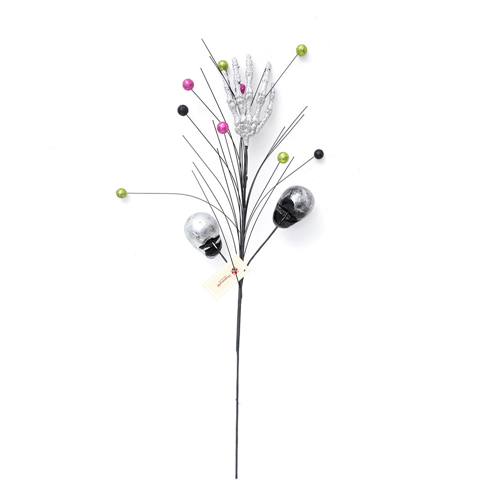 Halloween Decor Ornaments Dead Branch Halloween Skeleton Black Artificial Twigs For Halloween Decoration Supplies