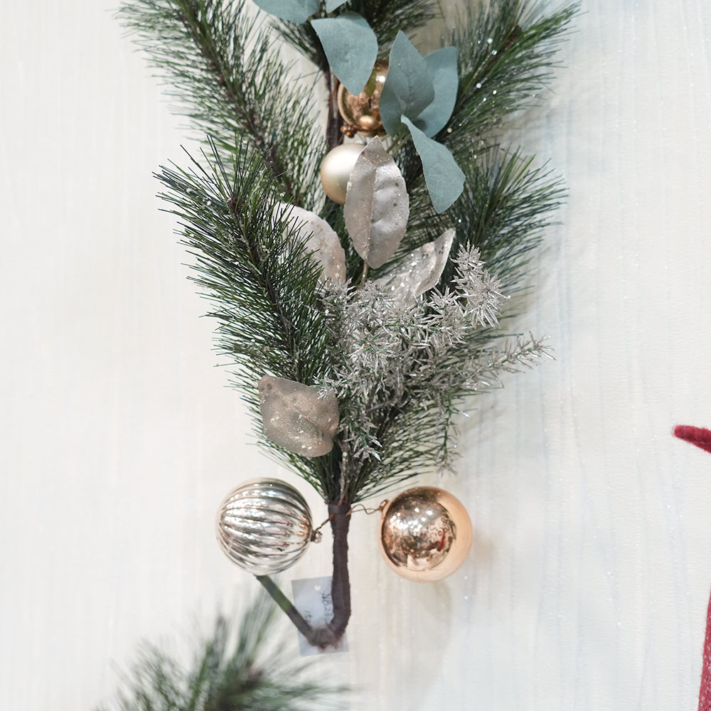 2024 Christmas Ornament 150cm Christmas Garland Plastic Christmas Ball Flower Garland for Festival Party Christmas Decorations