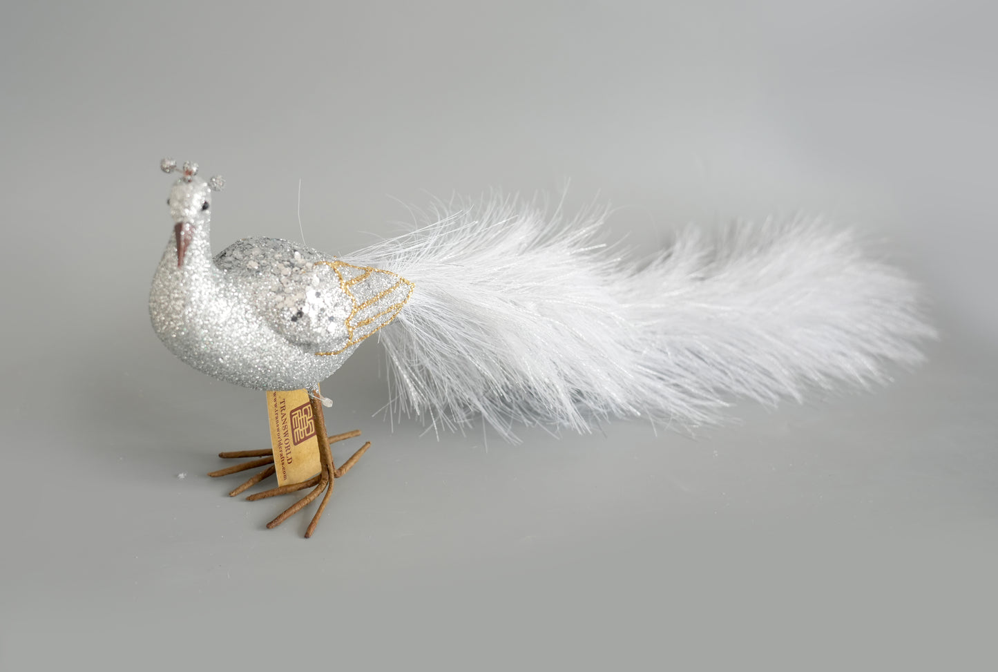 Artificial Peacock Decor Handmade Crafts Animal Decorations for Holiday Party Everday Decoration