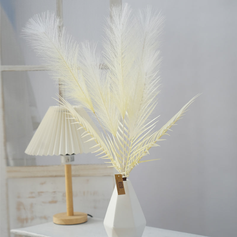 Newly Design Pampas Grass With Fern Leaves For Wedding Table Centerpieces Decoration Floral Arrangement Pampas Grass Decor