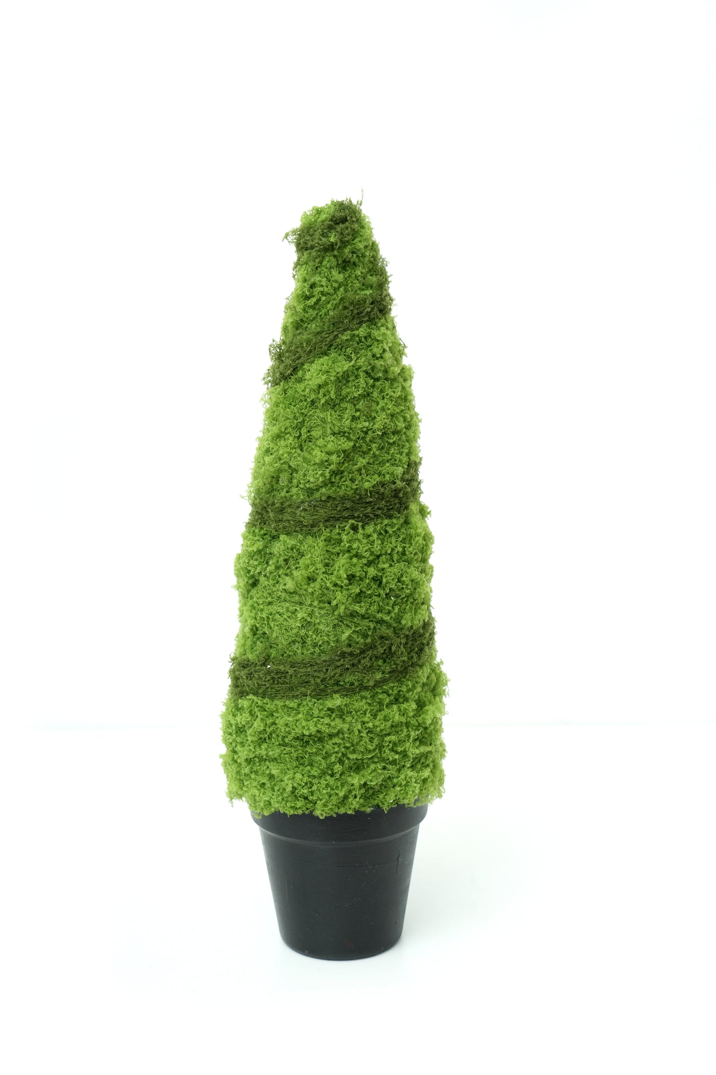 Green Plant Series Decor Artificial Straw Medium 16inch Cone Tree Faux Tree Decor for Everyday Holiday Decoration