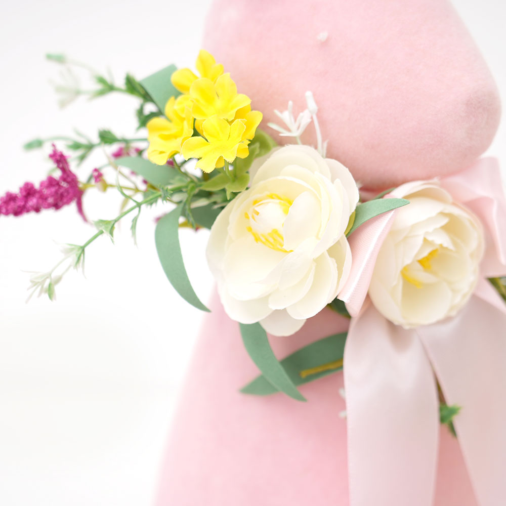 Fashional Easter Bunny Different Size Pink Standing Easter Rabbit Decoration for Home Party Easter Decoration