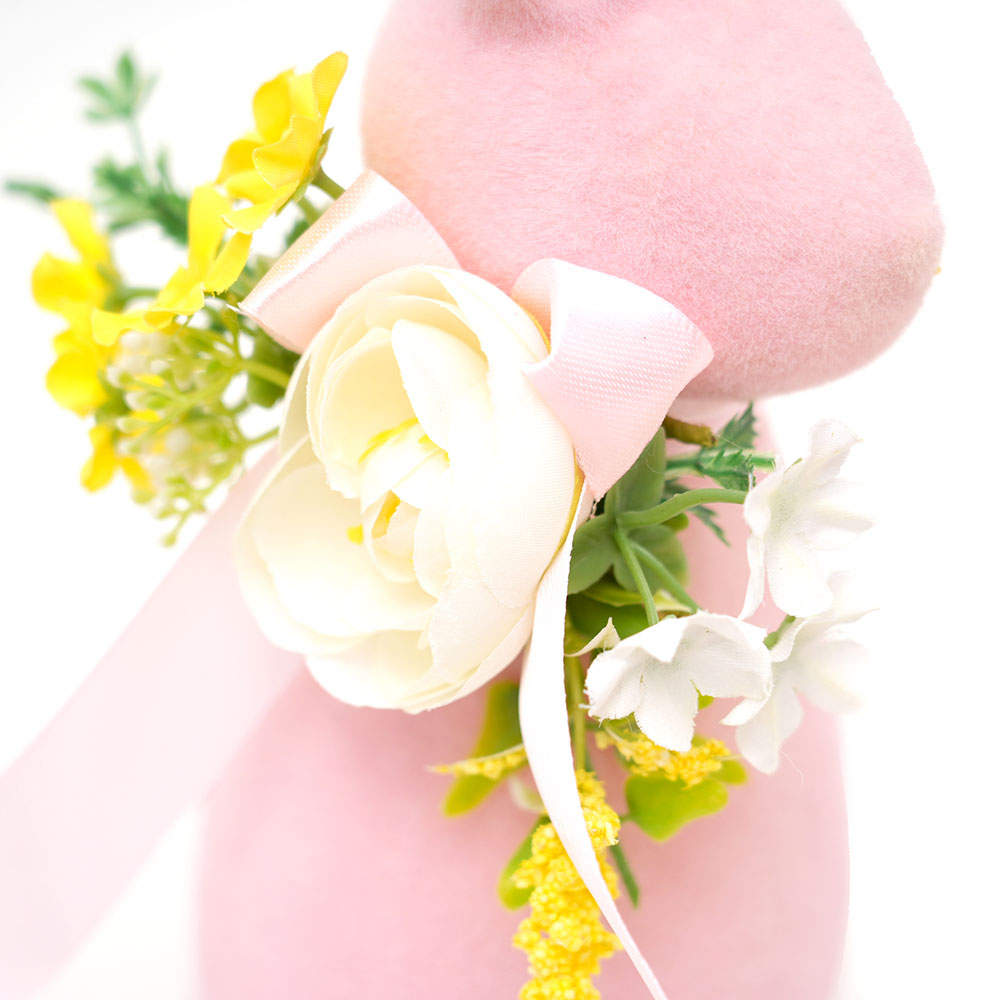 Fashional Easter Bunny Different Size Pink Standing Easter Rabbit Decoration for Home Party Easter Decoration