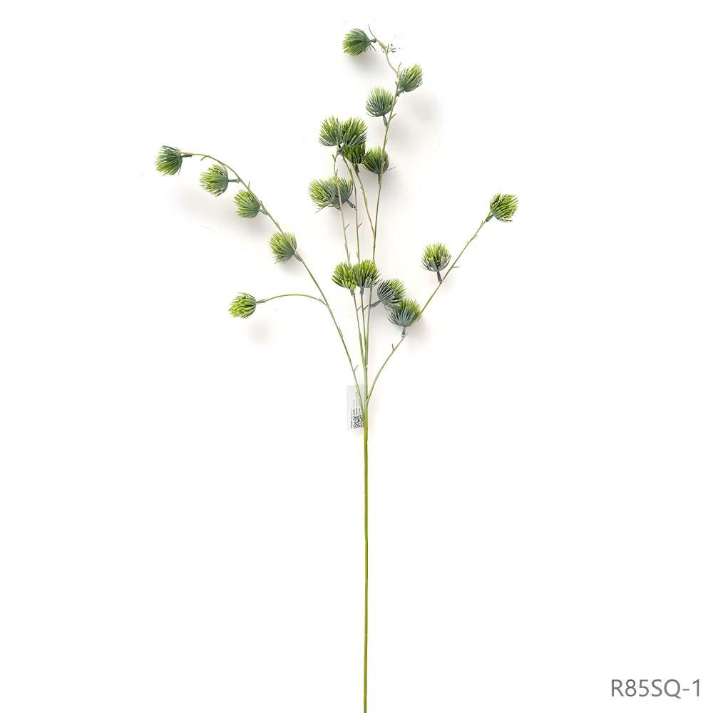 Transworld Pine Ball Frost Flowers Artificial Plants Long Flowering Branch For Home Wedding Decor