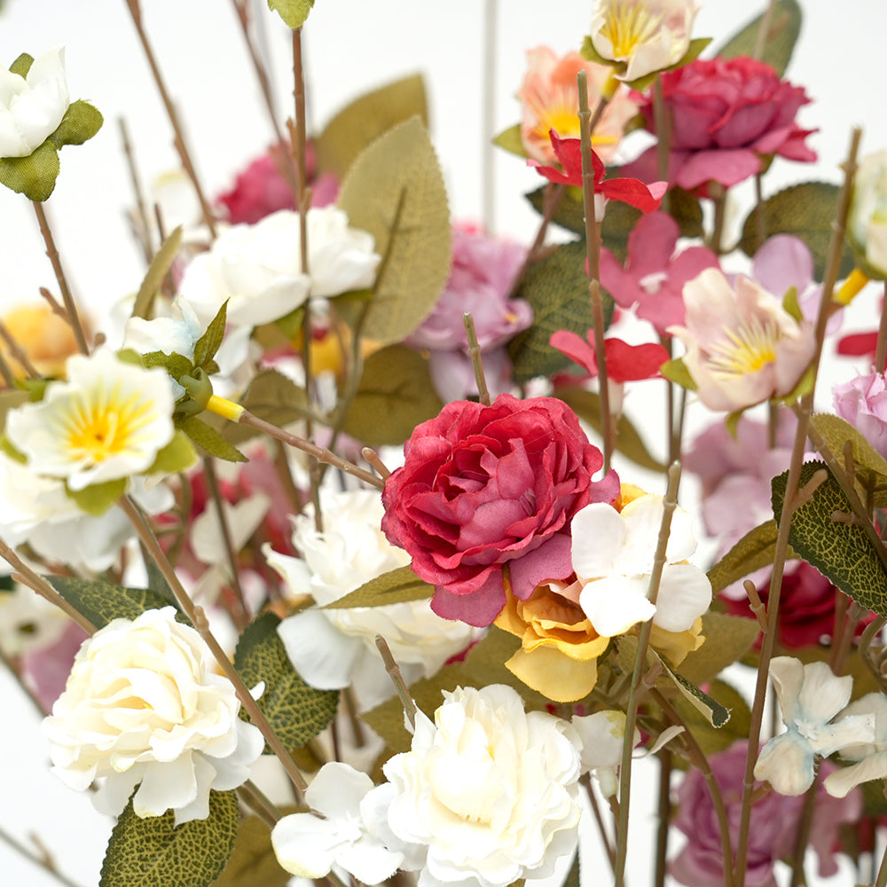 Transworld Roses Artificial Flower Single Spray Roses Decoration Flower For Home Wedding Decoration