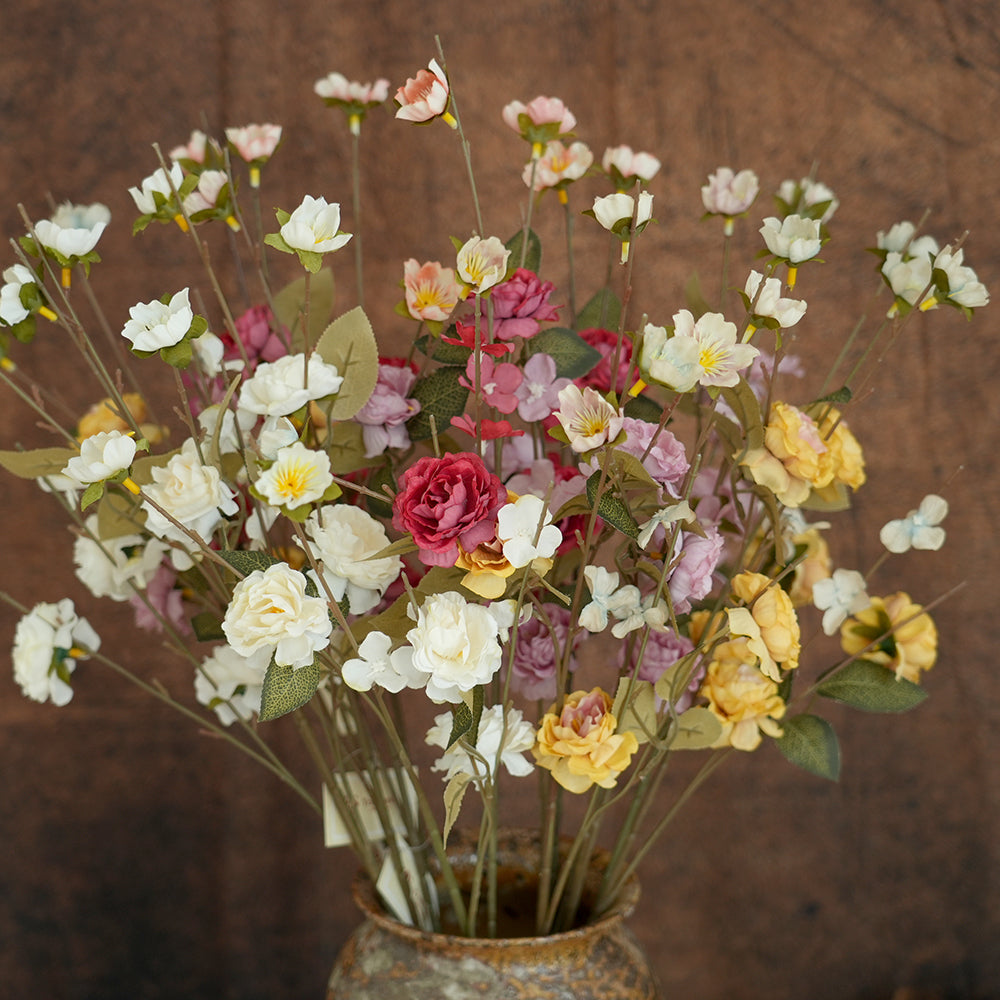 Transworld Roses Artificial Flower Single Spray Roses Decoration Flower For Home Wedding Decoration