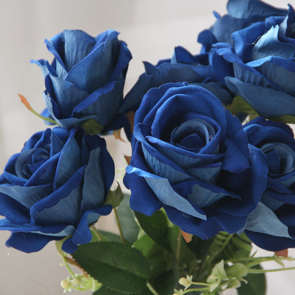Velvet ROSE Artificial Flowers Home Decorative  Handmade Silk  Real Touch Kitchen indoor handicraft Trendy designs