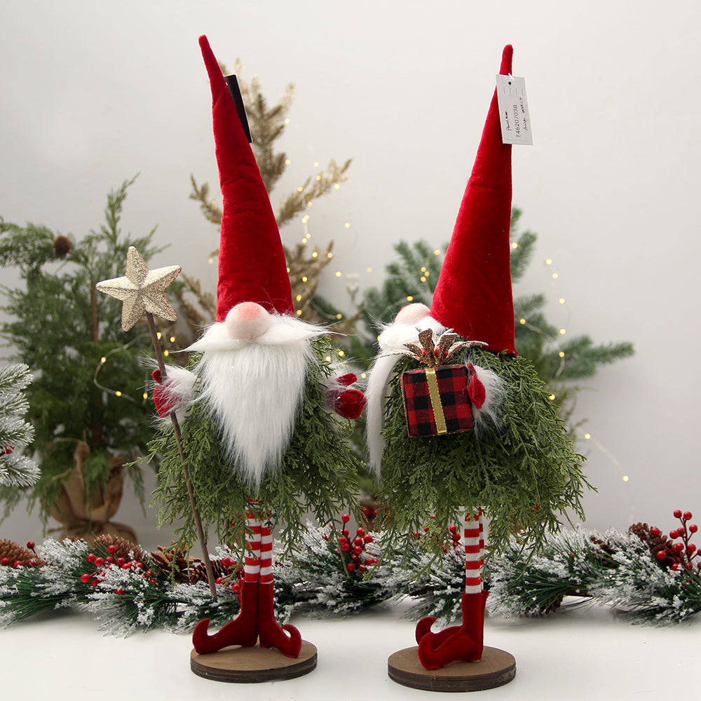 Christmas Faceless Old Man Ornament Christmas Hat Rudolph Bedroom Living Room Wall Christmas Ornament Decorations Gifts