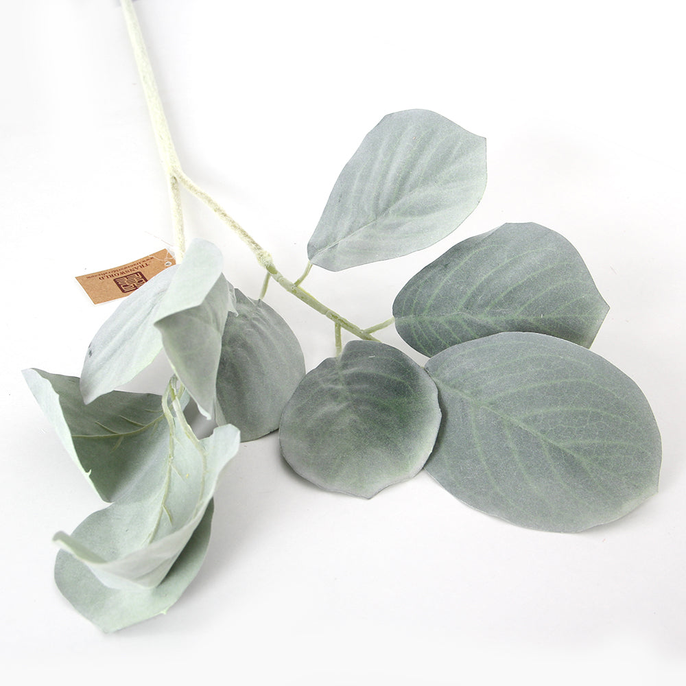Artificial Plants Green Artificial Flocked Leaves Lambs Ear For Artificial Lambs Ear Decorative Flowers Wreaths