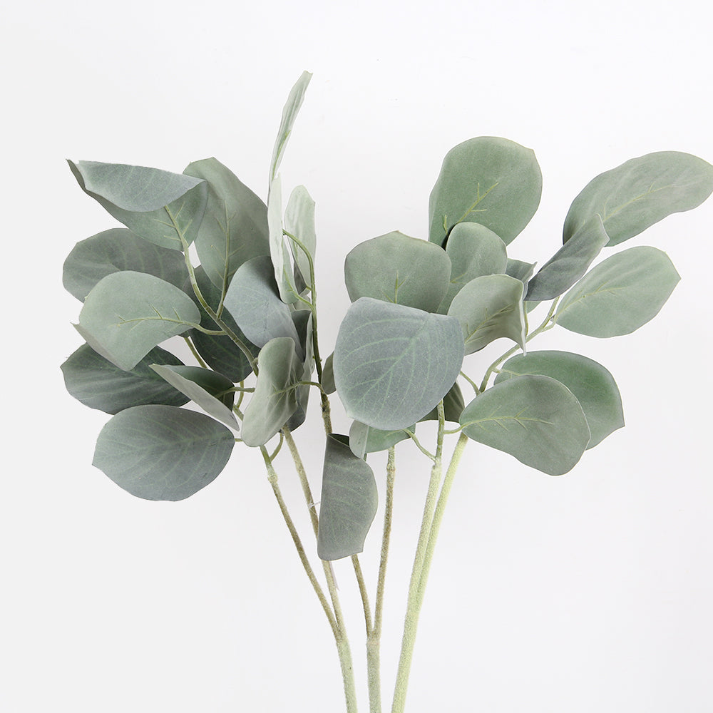 Artificial Plants Green Artificial Flocked Leaves Lambs Ear For Artificial Lambs Ear Decorative Flowers Wreaths