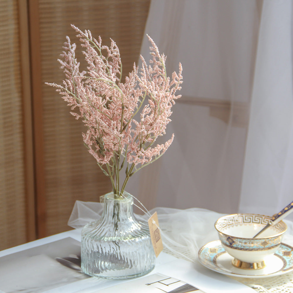 Factory Design High Quality Colorful 85cm Artificial Hand Feel Foam Plastic Flower Branch For Wedding Flowers Wall Decor