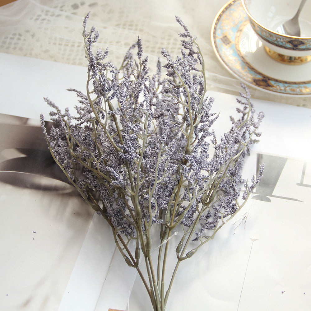 Factory Design High Quality Colorful 85cm Artificial Hand Feel Foam Plastic Flower Branch For Wedding Flowers Wall Decor