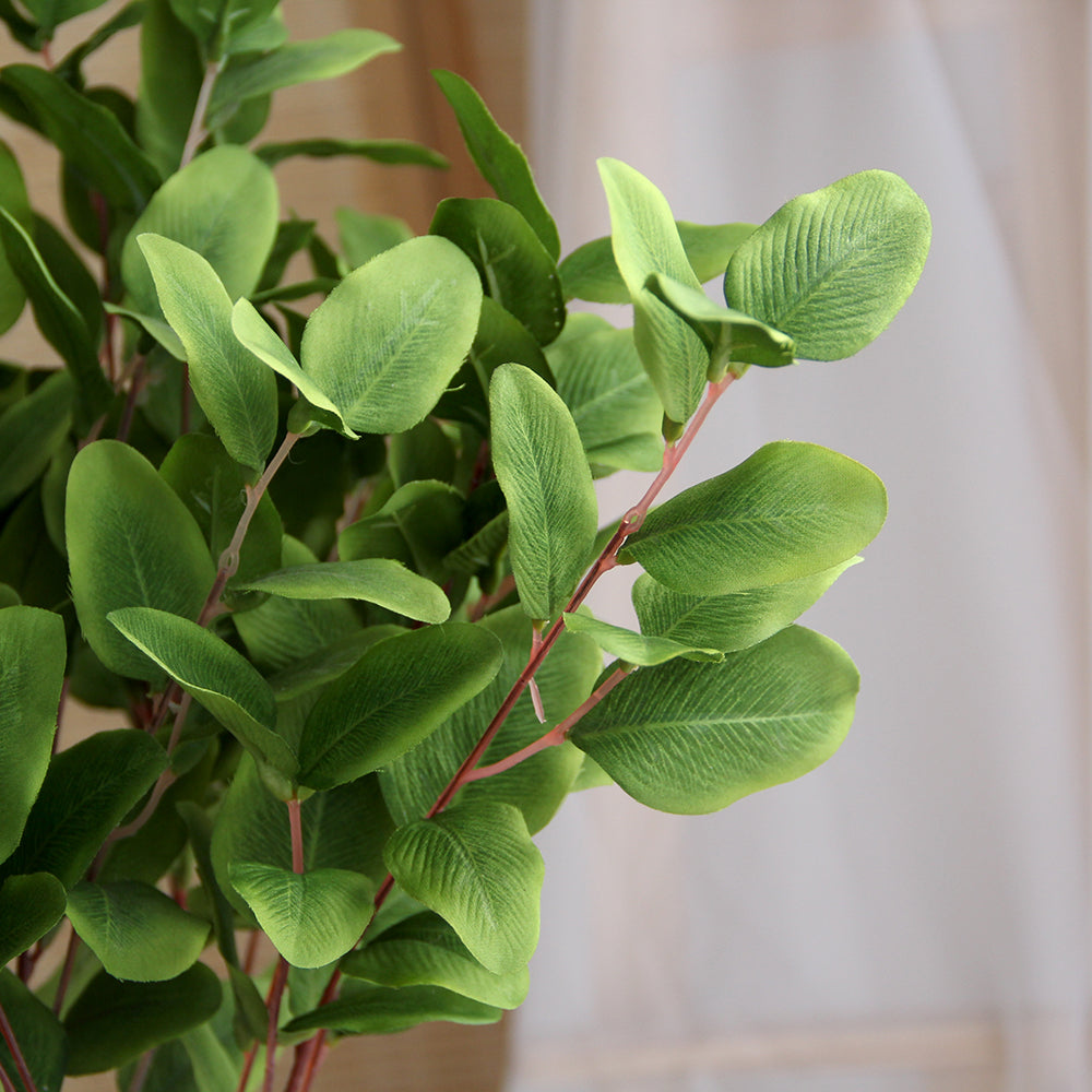 High Simulation Artificial Plants Decoration 80cm Holly Leaves Spray w/4 Branches Artificial Plants Greenery Wedding Decoration