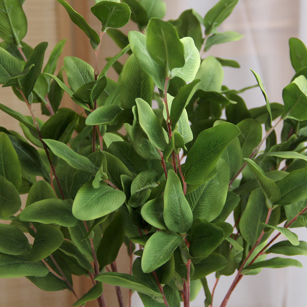 High Simulation Artificial Plants Decoration 80cm Holly Leaves Spray w/4 Branches Artificial Plants Greenery Wedding Decoration