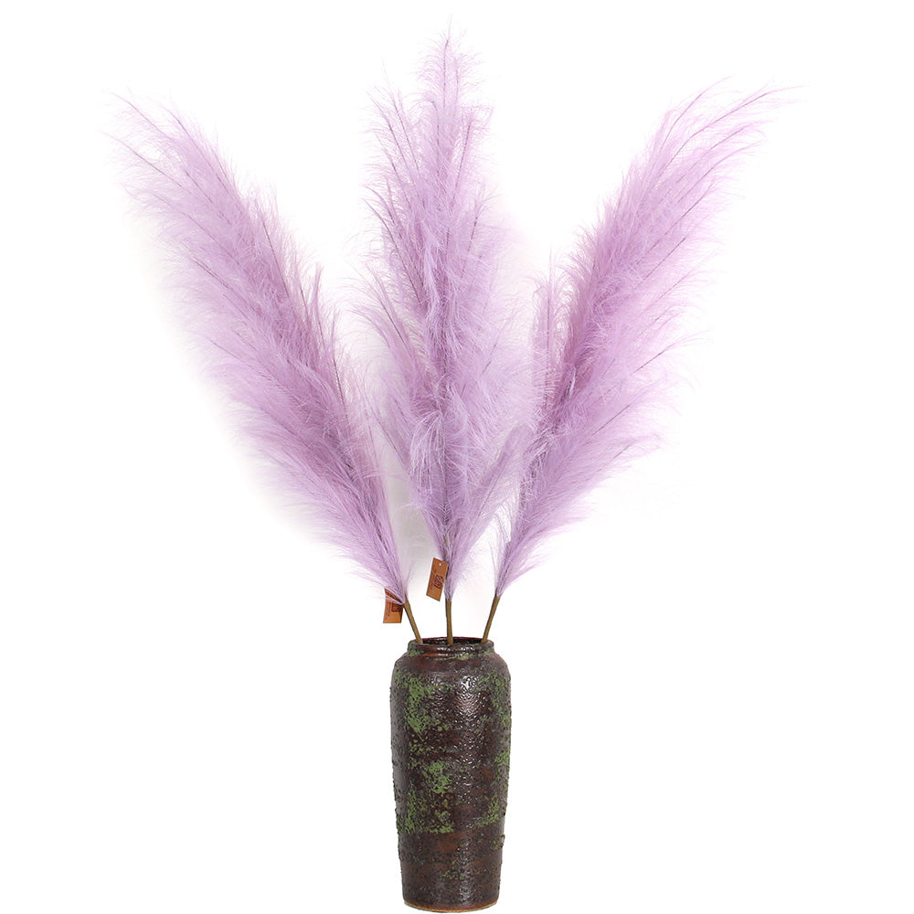 Ready To Ship Direct Selling 80cm Artificial Pampas grass Morandi Color Fully Large Pampas Grass Be Not Allergic To Easy to Clean