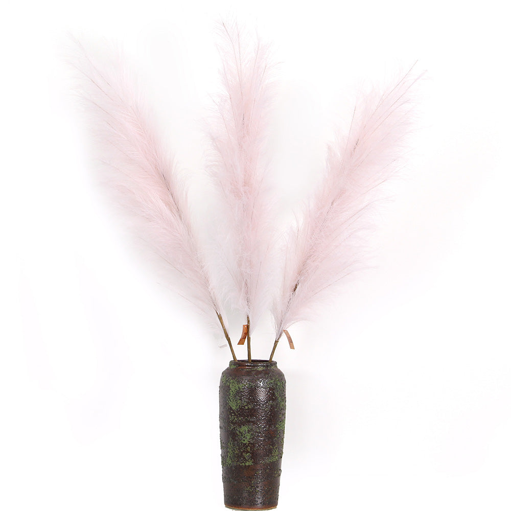 Ready To Ship Direct Selling 80cm Artificial Pampas grass Morandi Color Fully Large Pampas Grass Be Not Allergic To Easy to Clean
