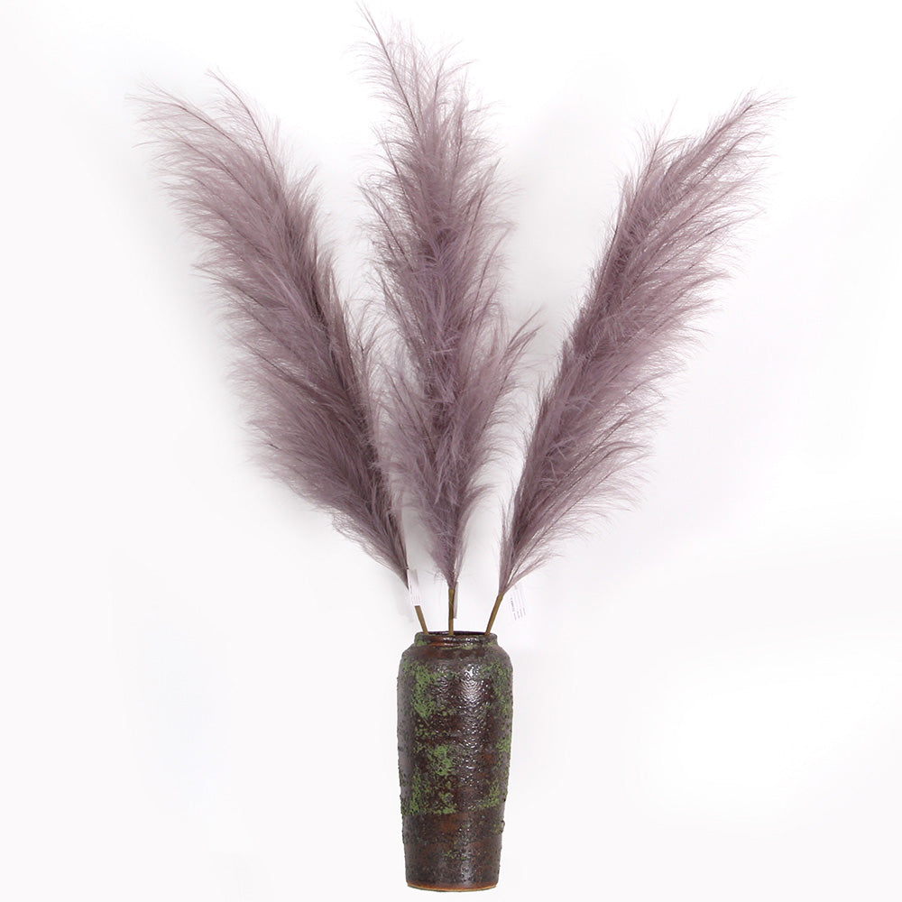 Ready To Ship Direct Selling 80cm Artificial Pampas grass Morandi Color Fully Large Pampas Grass Be Not Allergic To Easy to Clean