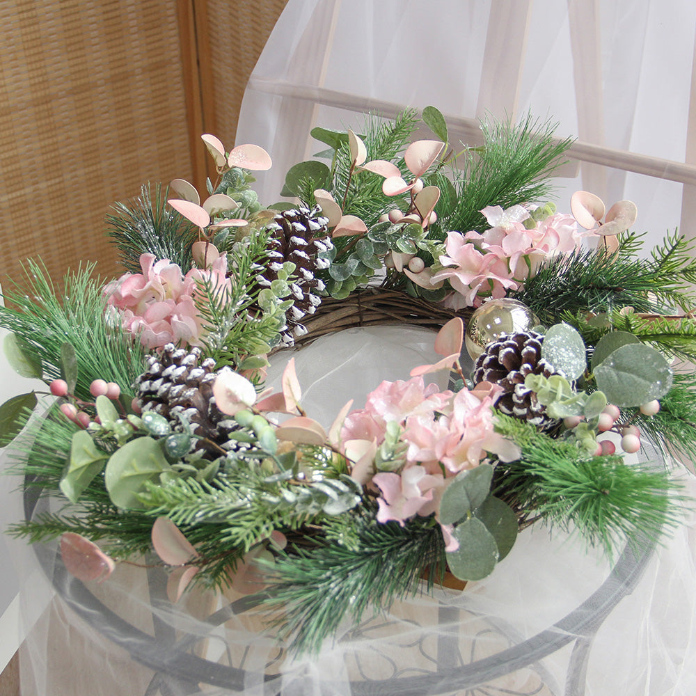 New Design Spring & Summer Wreath Artificial Flowers Home Decoration  Silk Flower Wedding Party Everyday Decoration