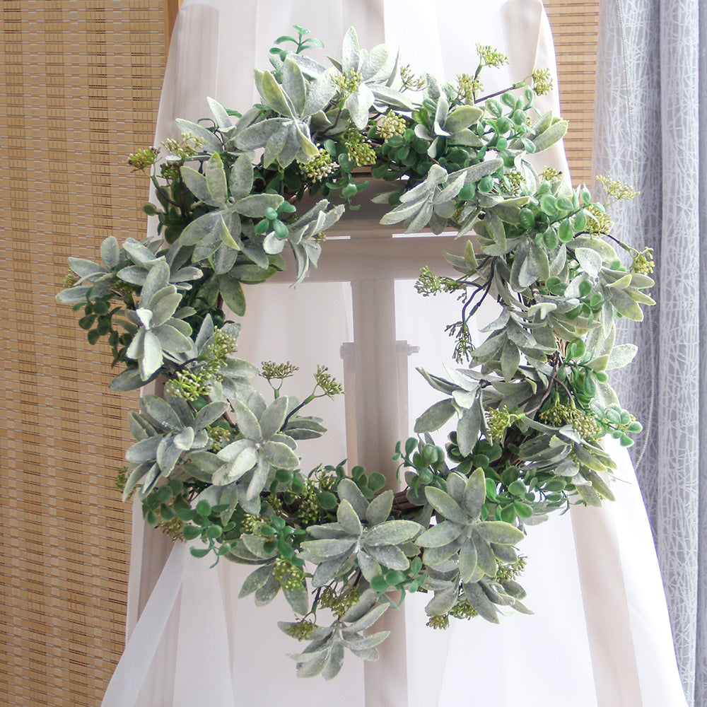Longstar Wholesale Christmas Flowers Artificial Garland Bulk Cargo Christmas Wreath For Home Hotel Decorating