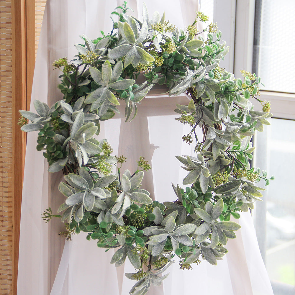 Longstar Wholesale Christmas Flowers Artificial Garland Bulk Cargo Christmas Wreath For Home Hotel Decorating