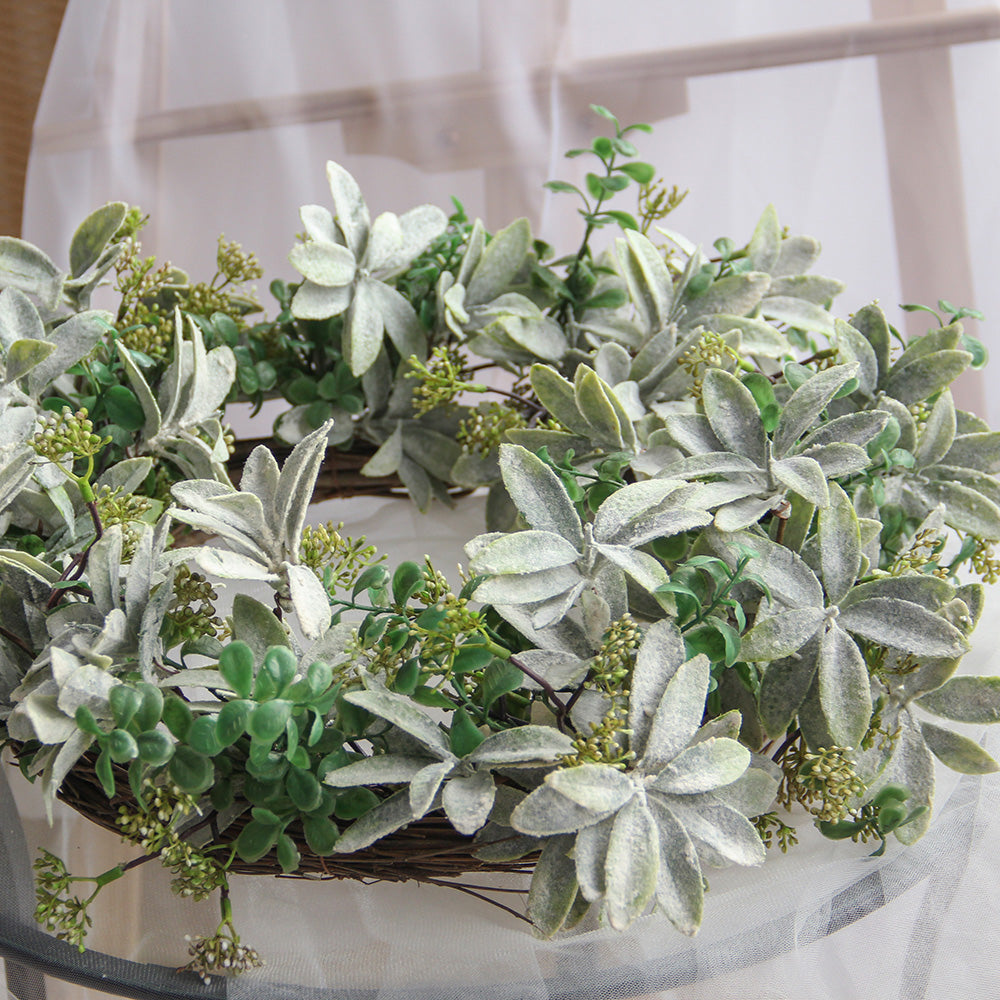 Longstar Wholesale Christmas Flowers Artificial Garland Bulk Cargo Christmas Wreath For Home Hotel Decorating