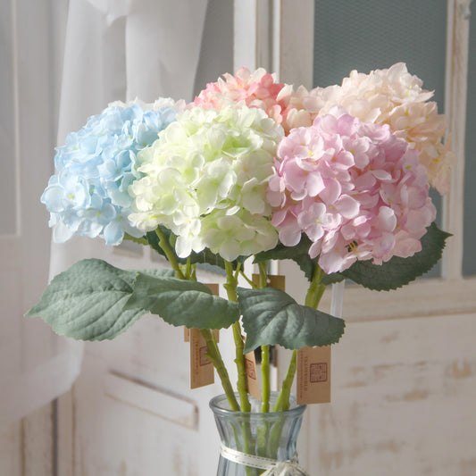 Wholesale Artificial Hydrangea Flowers Single Branch Hydrangea Flower Spray For Wedding Home Hotel Decoration