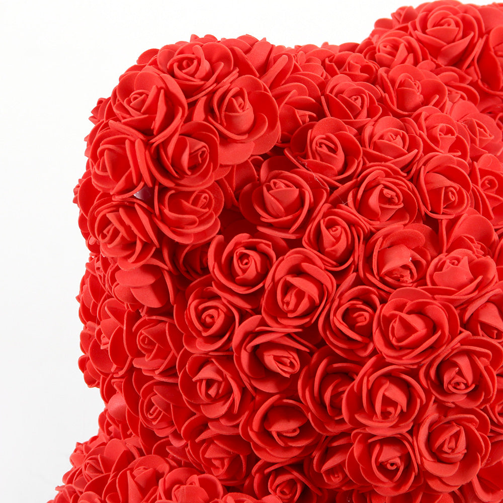 High Quality Hand-made Flower Bear 40/25CM Rose Bears With Box Gift Valentines Day Gift With Exquisite Packaging Box