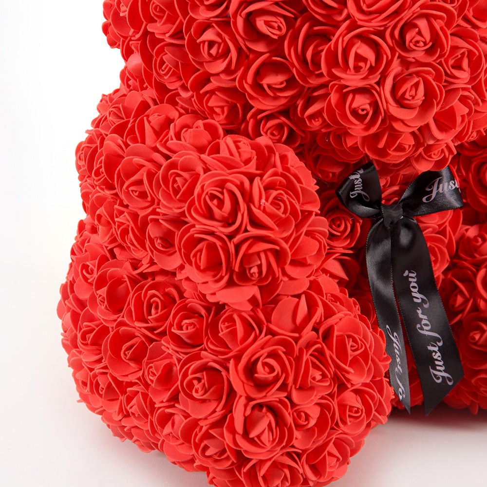 High Quality Hand-made Flower Bear 40/25CM Rose Bears With Box Gift Valentines Day Gift With Exquisite Packaging Box