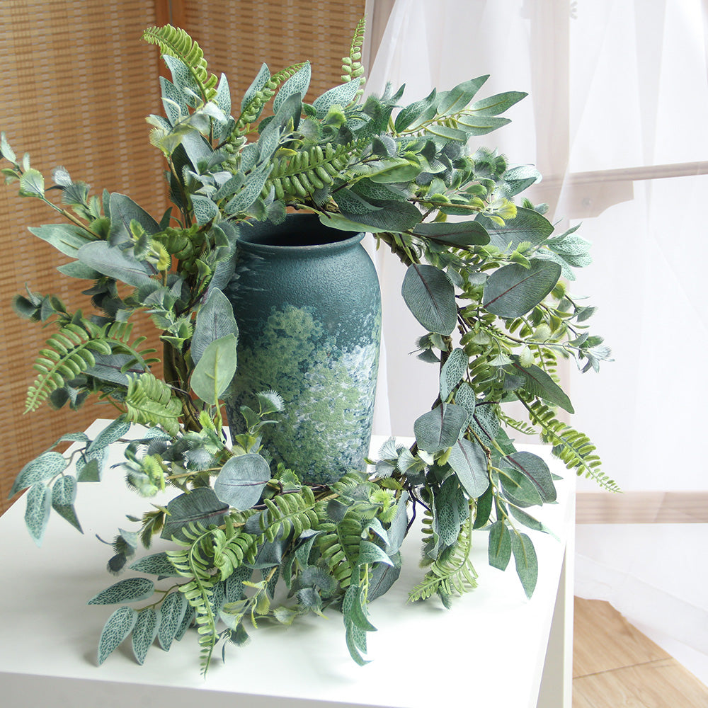 New Design Spring & Summer Wreath Artificial Flowers Home Decoration  Silk Flower Wedding Party Everyday Decoration