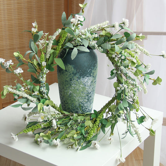 New Design Spring & Summer Wreath Artificial Flowers Home Decoration  Silk Flower Wedding Party Everyday Decoration