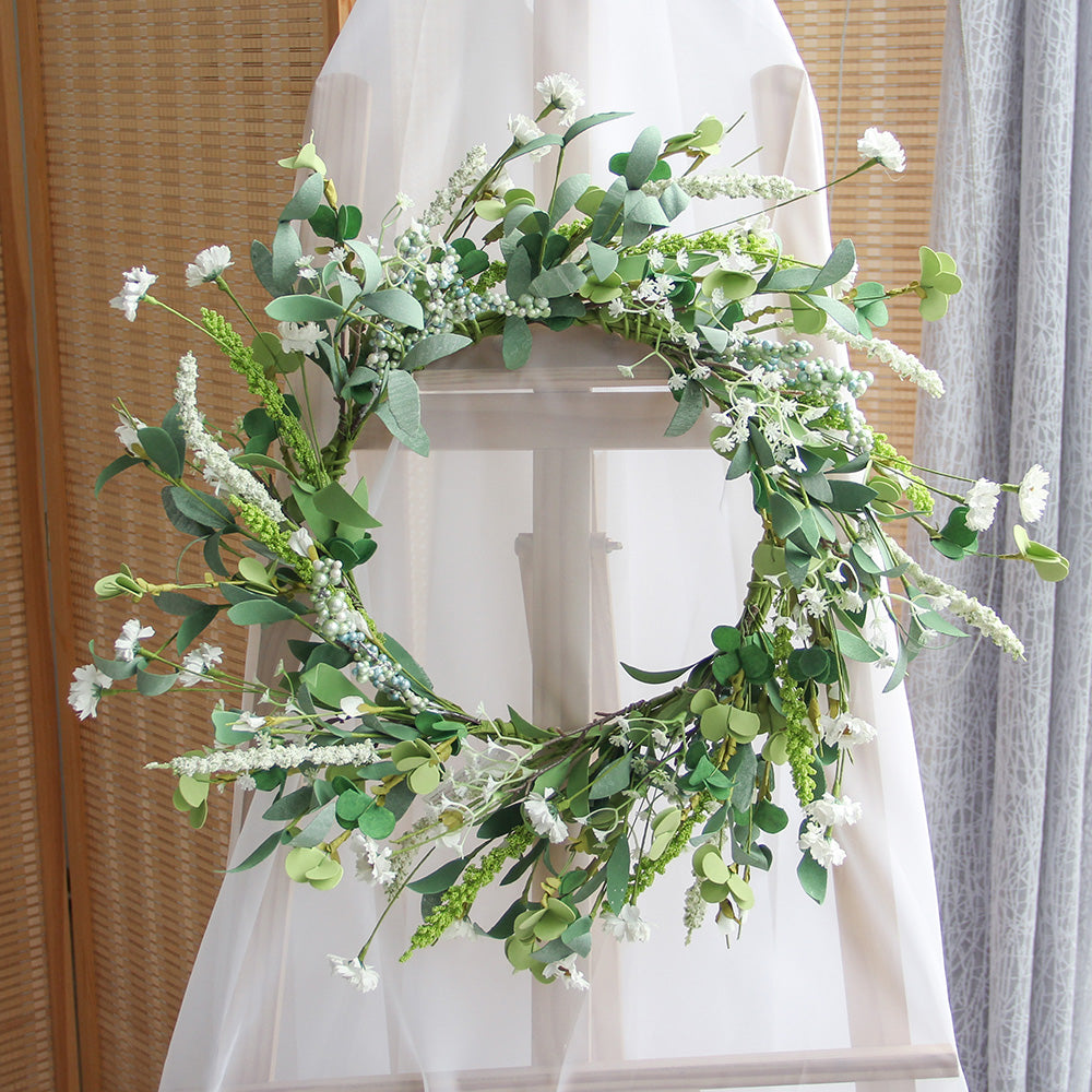 New Design Spring & Summer Wreath Artificial Flowers Home Decoration  Silk Flower Wedding Party Everyday Decoration