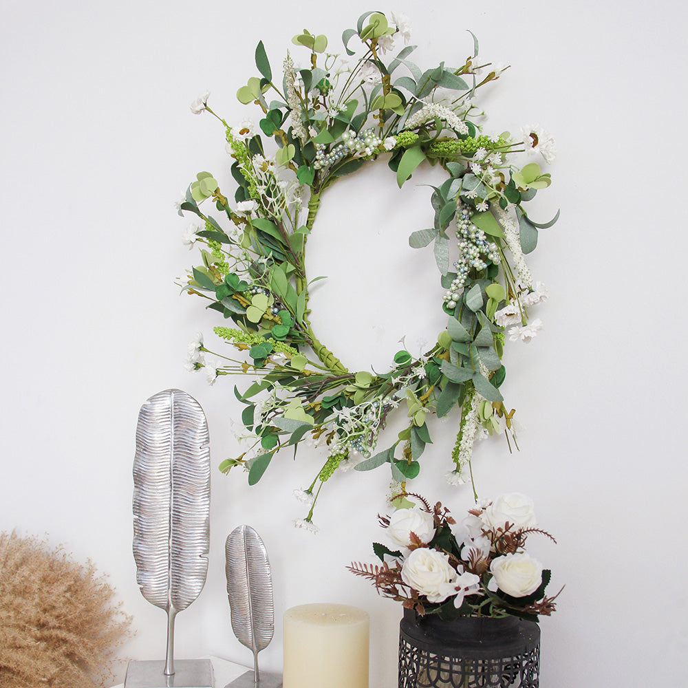 New Design Spring & Summer Wreath Artificial Flowers Home Decoration  Silk Flower Wedding Party Everyday Decoration