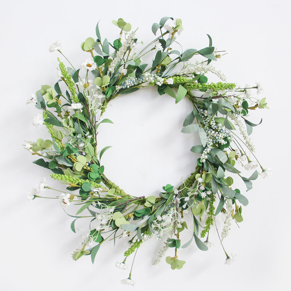 New Design Spring & Summer Wreath Artificial Flowers Home Decoration  Silk Flower Wedding Party Everyday Decoration