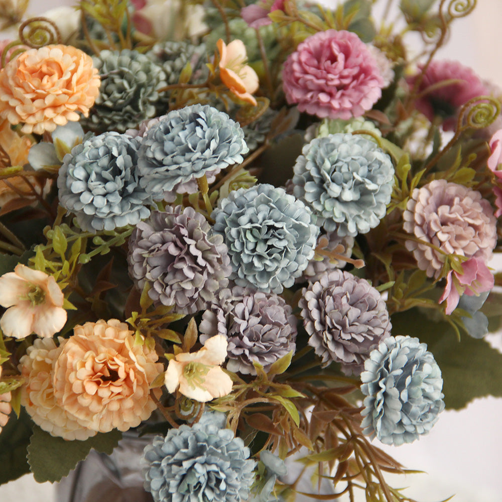 Factory Direct Sell Wedding Decoration Table Center Piece flower Bridal Bouquets Artificial Flowers
