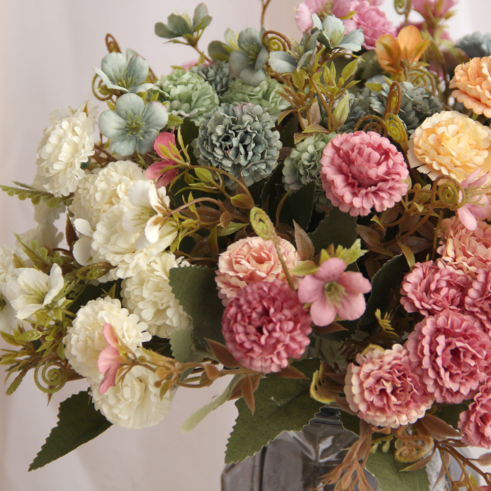 Factory Direct Sell Wedding Decoration Table Center Piece flower Bridal Bouquets Artificial Flowers