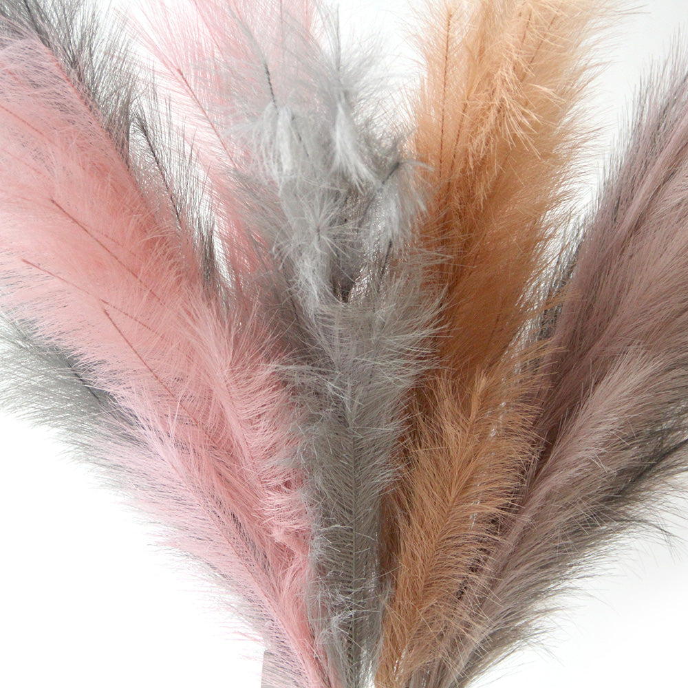 Modern Luxury 43 inch Pampas Grass Decor Beautiful Colorful Pampas Grass Artificial Flowers For Wedding Centerpieces Decoration