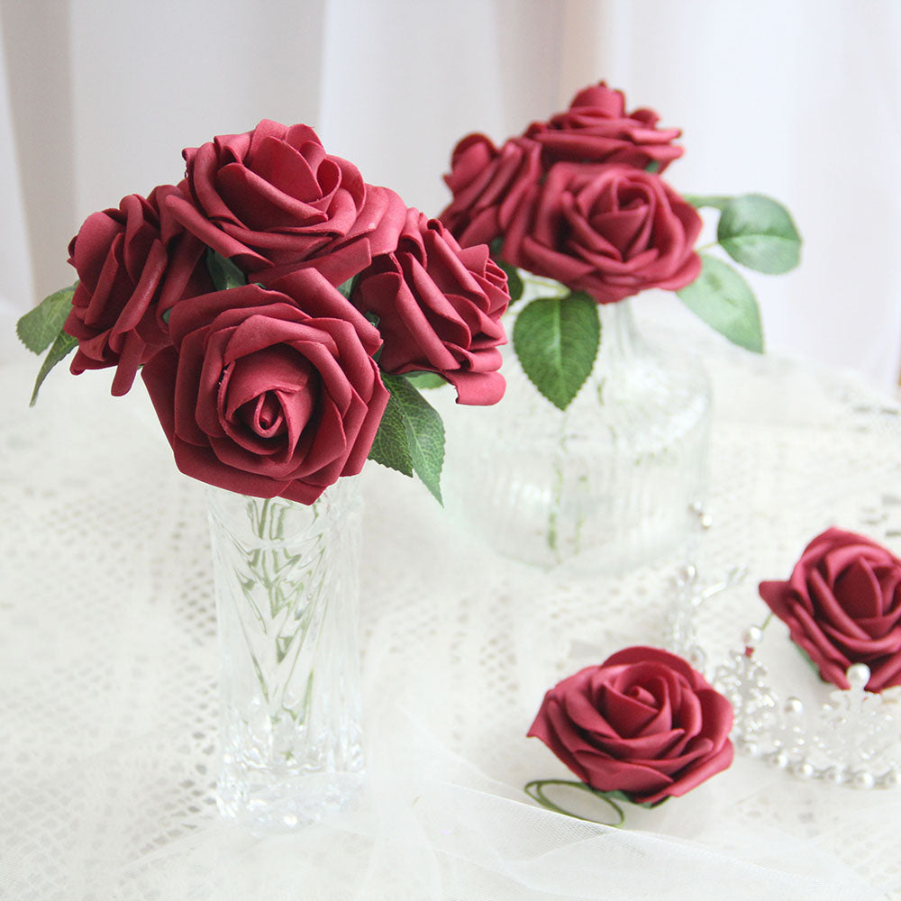 Multicolour Silk Artificial Flower Rose With Box Set Valentine's Day Gift Ideas 2024 Gift Box With Roses For Bar Hotel Decor