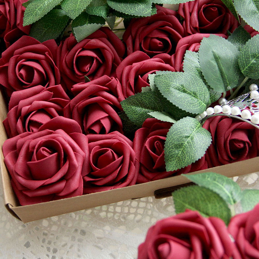 Multicolour Silk Artificial Flower Rose With Box Set Valentine's Day Gift Ideas 2024 Gift Box With Roses For Bar Hotel Decor