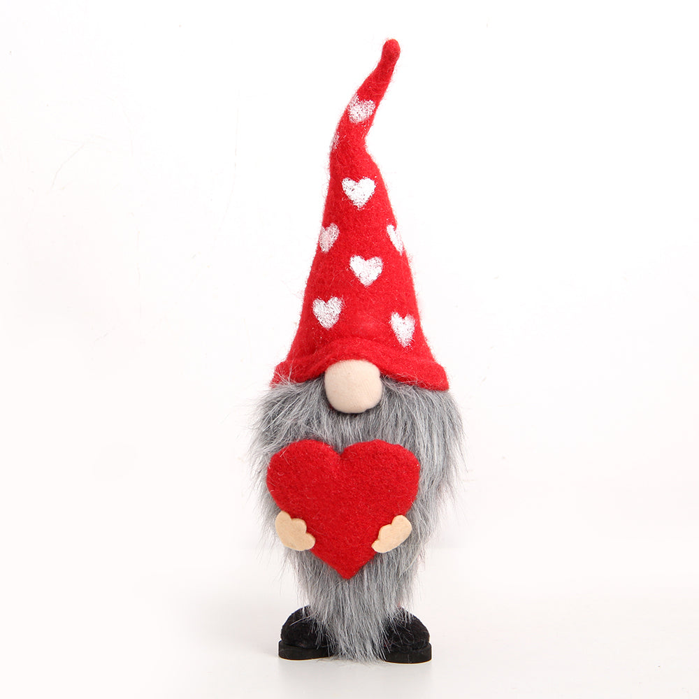 Love Rudolf Faceless Elderly Couple Doll Mother's Valentine's Day Decorative Gift Window Decoration Party Decorations