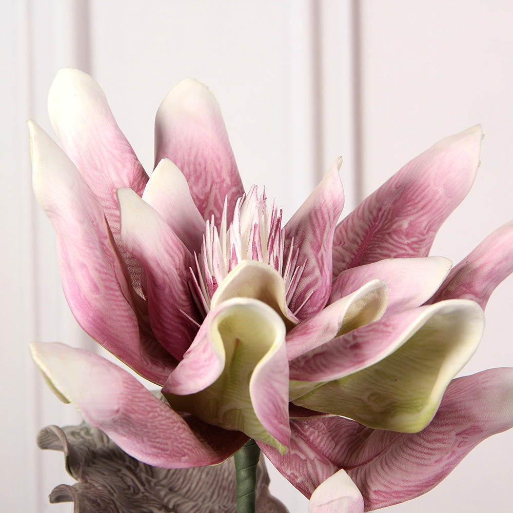 Transworld Design PE Flowers Unique Eva Foam Magnolia Denudata PE Floral Decorative Flower For Home Christmas Decorations