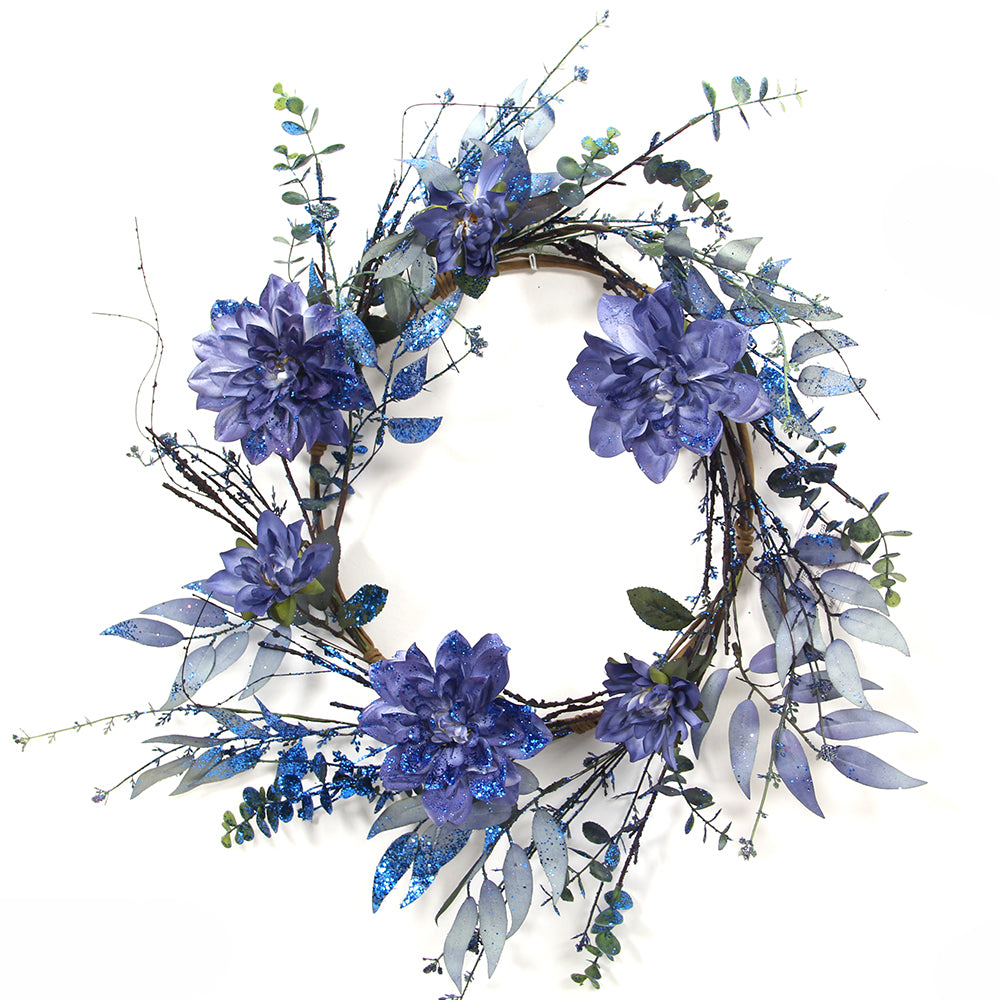 New Popular Hot Sale Wall Flowers Half Wreath Artificial Decorations Faux Gerbera Flowers Other Decorative Flowers and Plants Bouquet