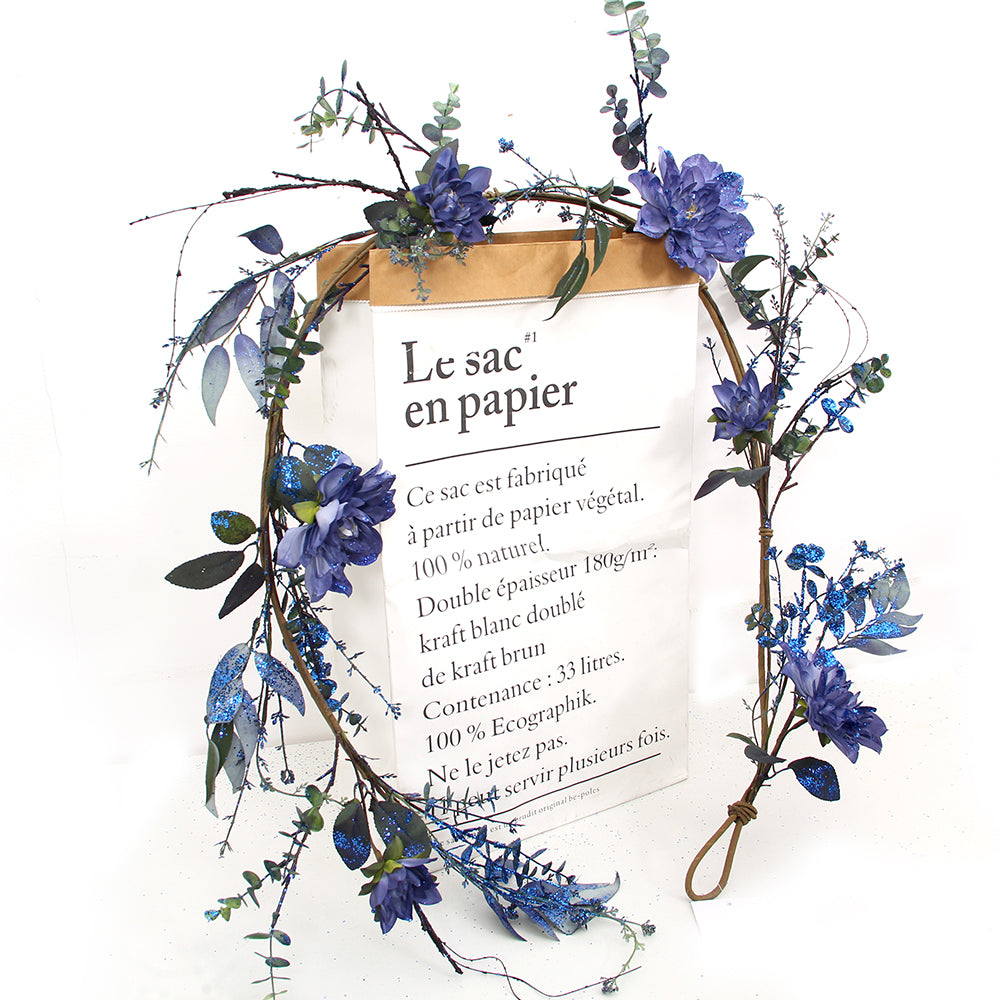 Wholesale Wedding Decorative Artificial Silk Garland Christmas Holiday Decoration Garland