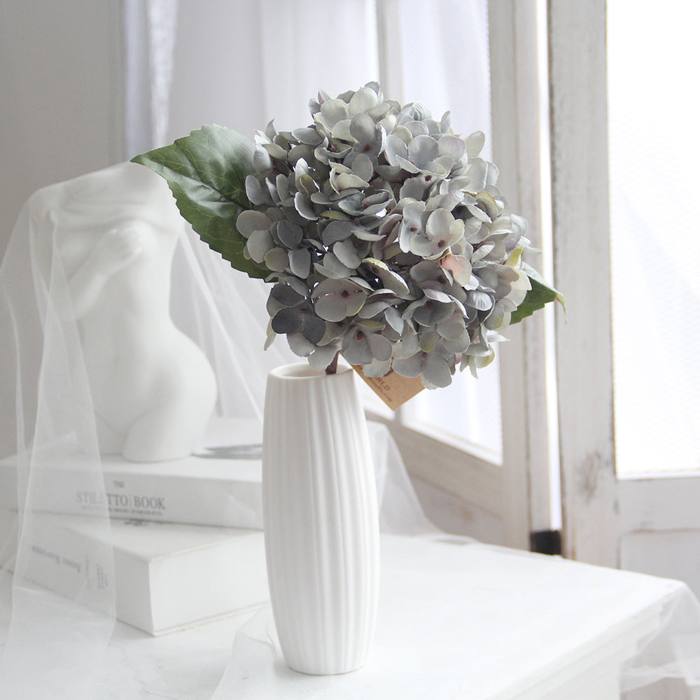 High Quality 13inch Silk Hydrangea Flowers Retro Style Hydrangeas Flowers Artificial Wedding Multicolour Decorative Flowers